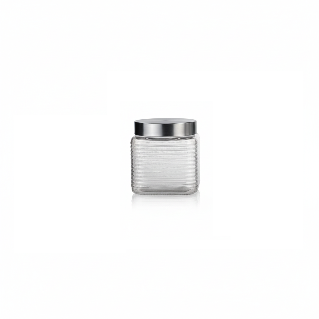 ESTEEM 7033 GLASS JAR STRIPES 700ML