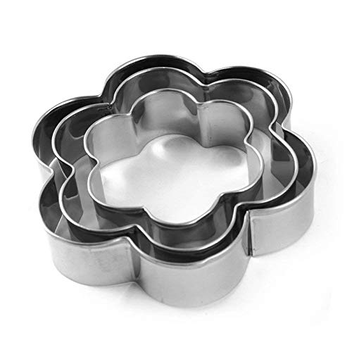 ESTEEM BAKERS 6154 FLOWER COOKIE CUTTER 3PCS SET