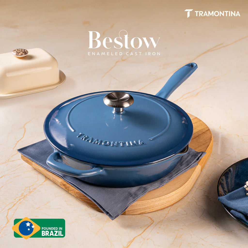 TMT BESTOW COVERED SKILLET FRY PAN 25CM