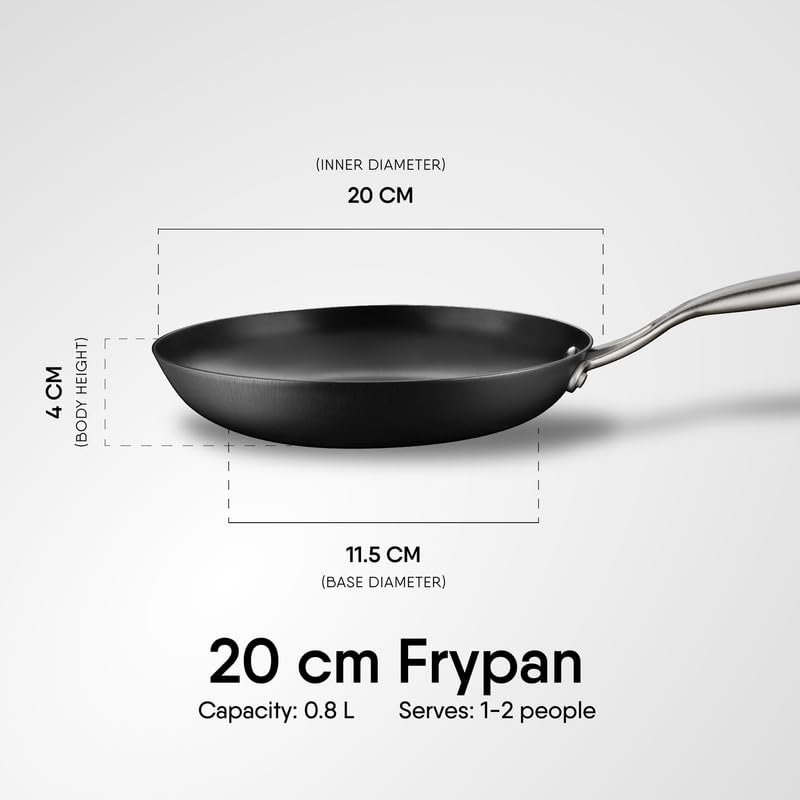 STAHL 7420 CI BLACKSMITH FRYPAN 20CM