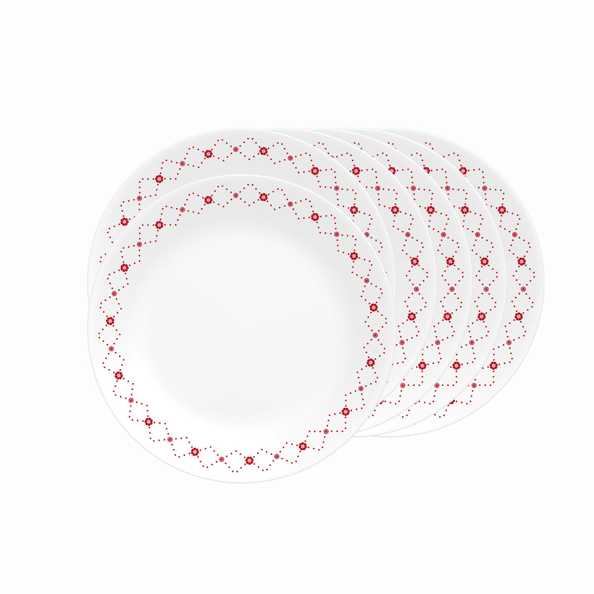 CORELLE CROWN 26CM DINNER PLATE 6PCS SET