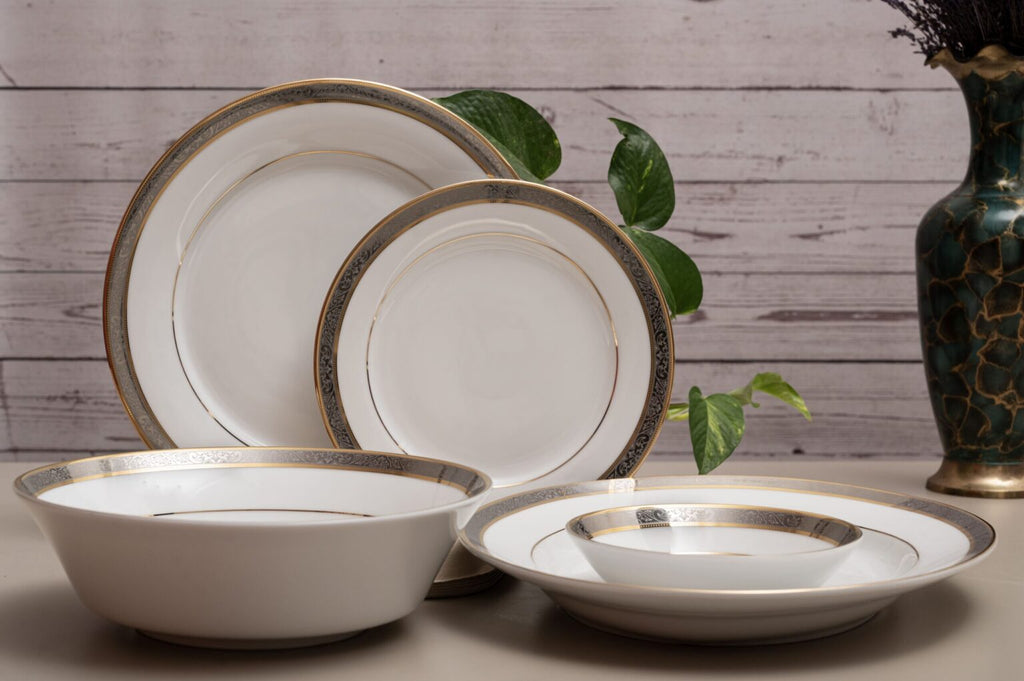 DANKOTUWA GOLDEN PLATINUM 21PCS DINNER SET