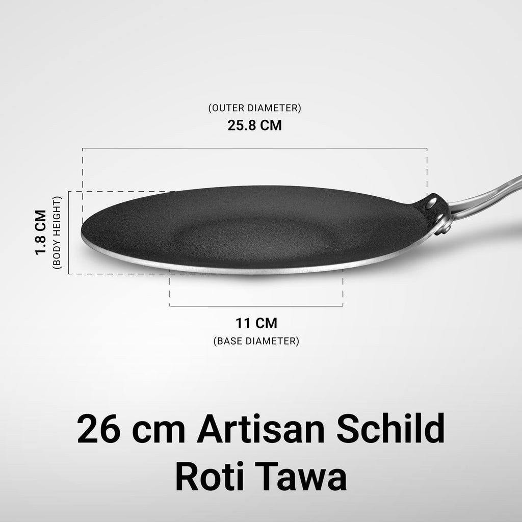STAHL 3966 TRIPLY SCHILD ROTI TAWA 26CM