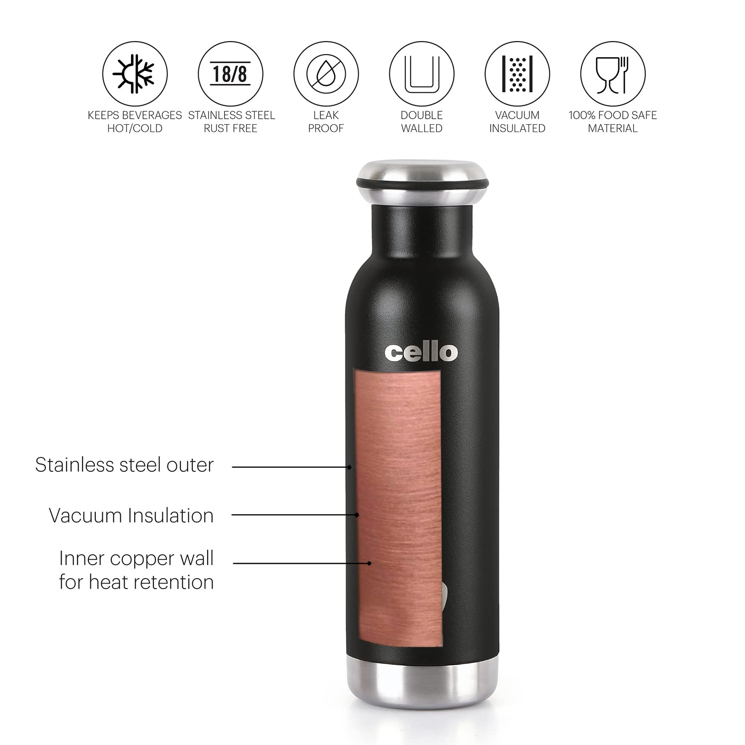 CELLO DURA MAC 600 BOTTLE