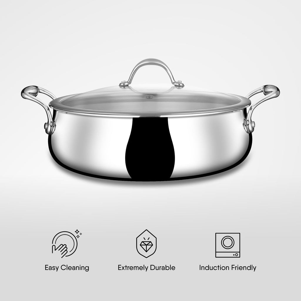STAHL 4184 BIRYANI HANDI 24CM  4L