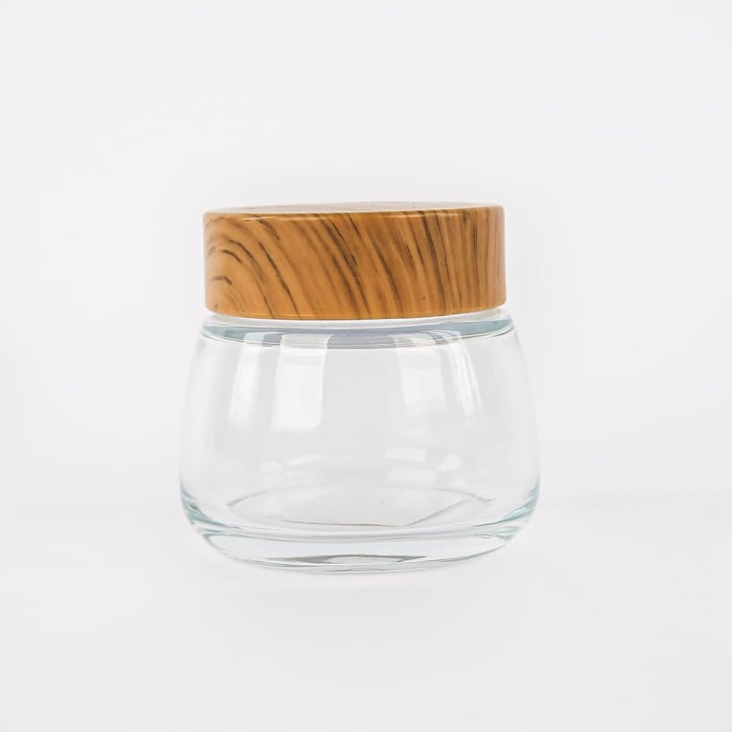 ESTEEM 7004 GLASS JAR POT WOOD LID 150ML