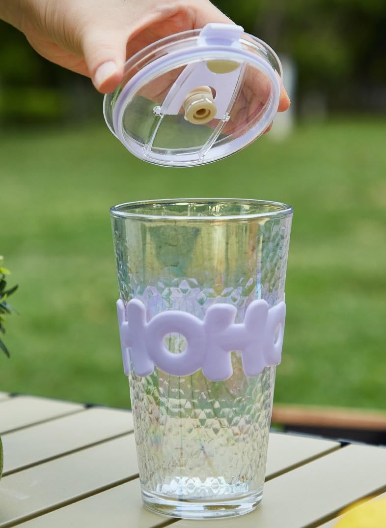 ESTEEM 7008 GLASS SIPPER W STRAW