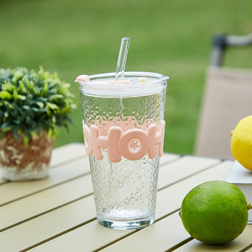 ESTEEM 7008 GLASS SIPPER W STRAW