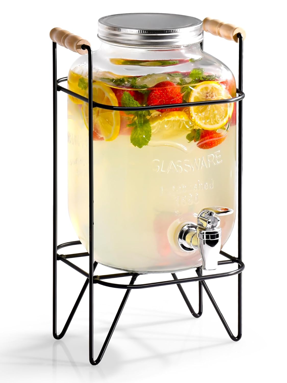 ESTEEM 7074 GLASS DISP W STAND YORK 5L