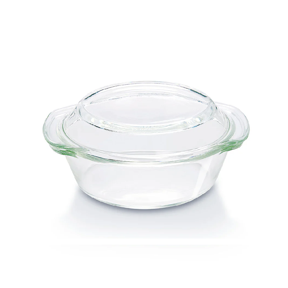 ESTEEM 7076 GLASS CASSEROLE W LID 1000ML