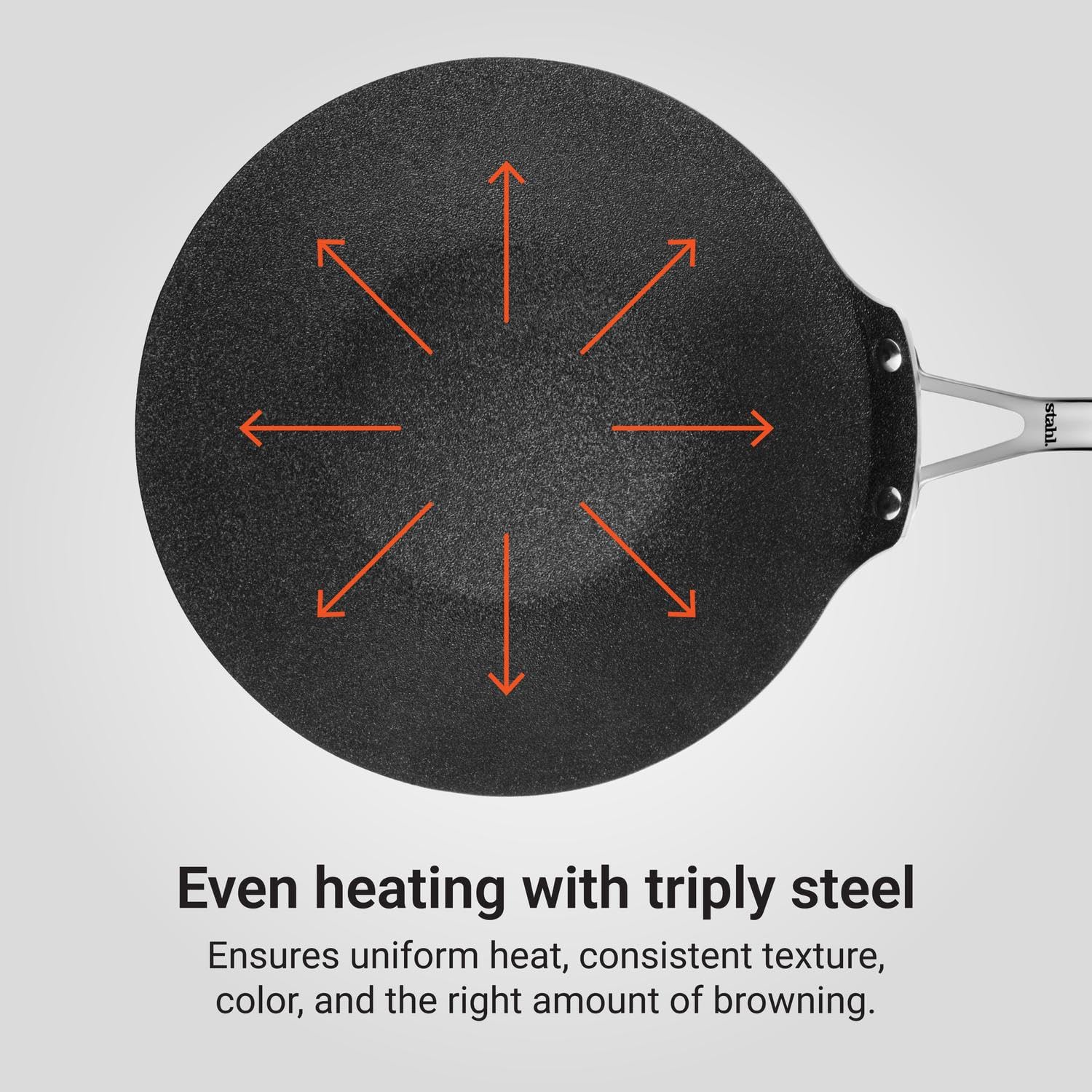 STAHL 3966 TRIPLY SCHILD ROTI TAWA 26CM