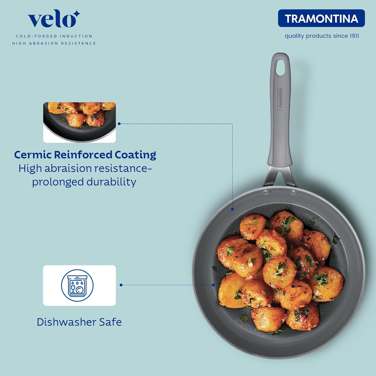 TMT VELO FORGED FRY PAN 20CM