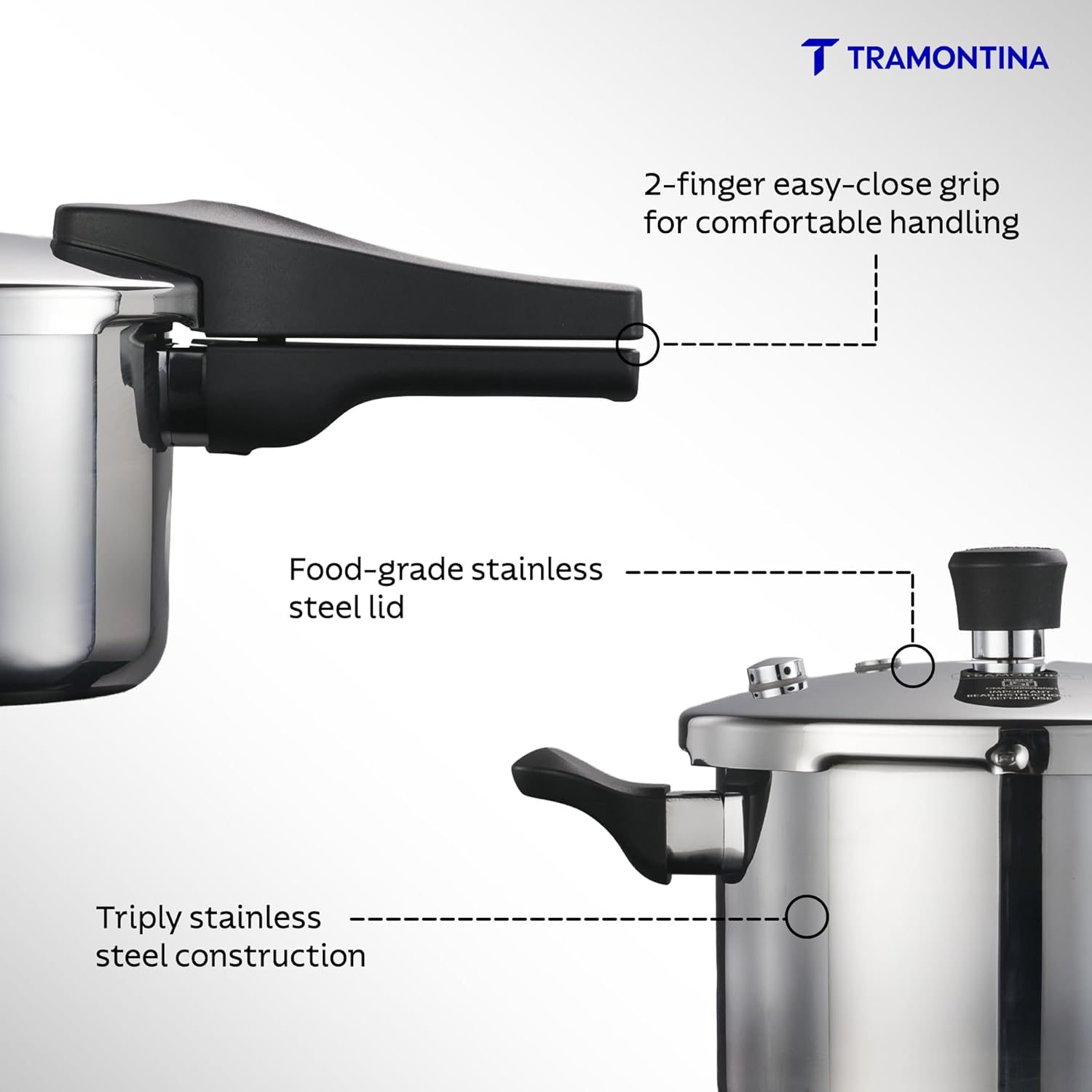 TMT AERO ARC OUTER LID PRESSURE COOKER 5LTR