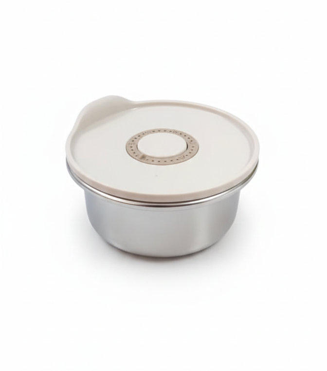 ESTEEM 7279 SS MICROWAVE LUNCH BOX RND 300ML