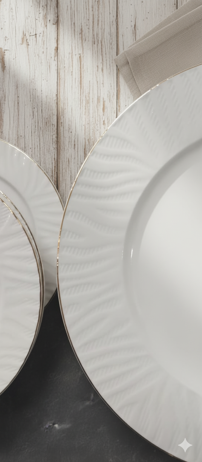 ESTEEM 7355 SERENE ELEGANCE DINNER SET 18PCS