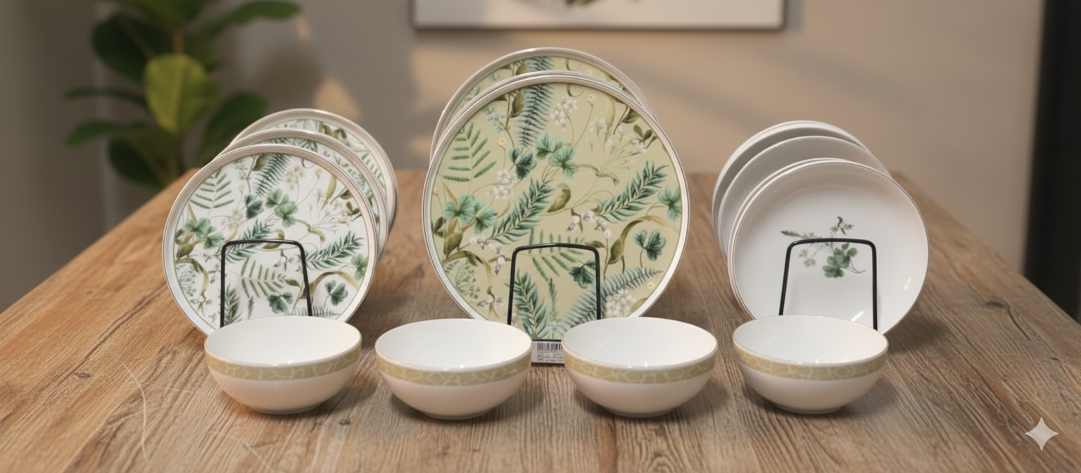 ESTEEM 7356 BOTANIC GARDEN DINNER SET 24PCS