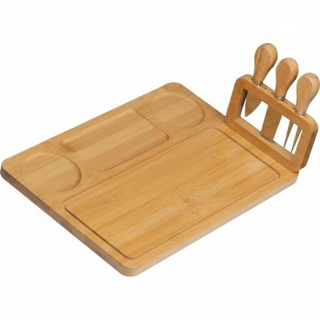 ESTEEM 7397 CHEESE BOARD 4PC W STAND