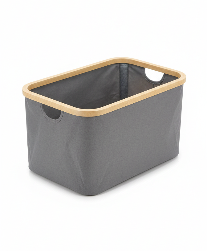 ESTEEM 7403 BAMBOO LAUNDRY HAMPER L