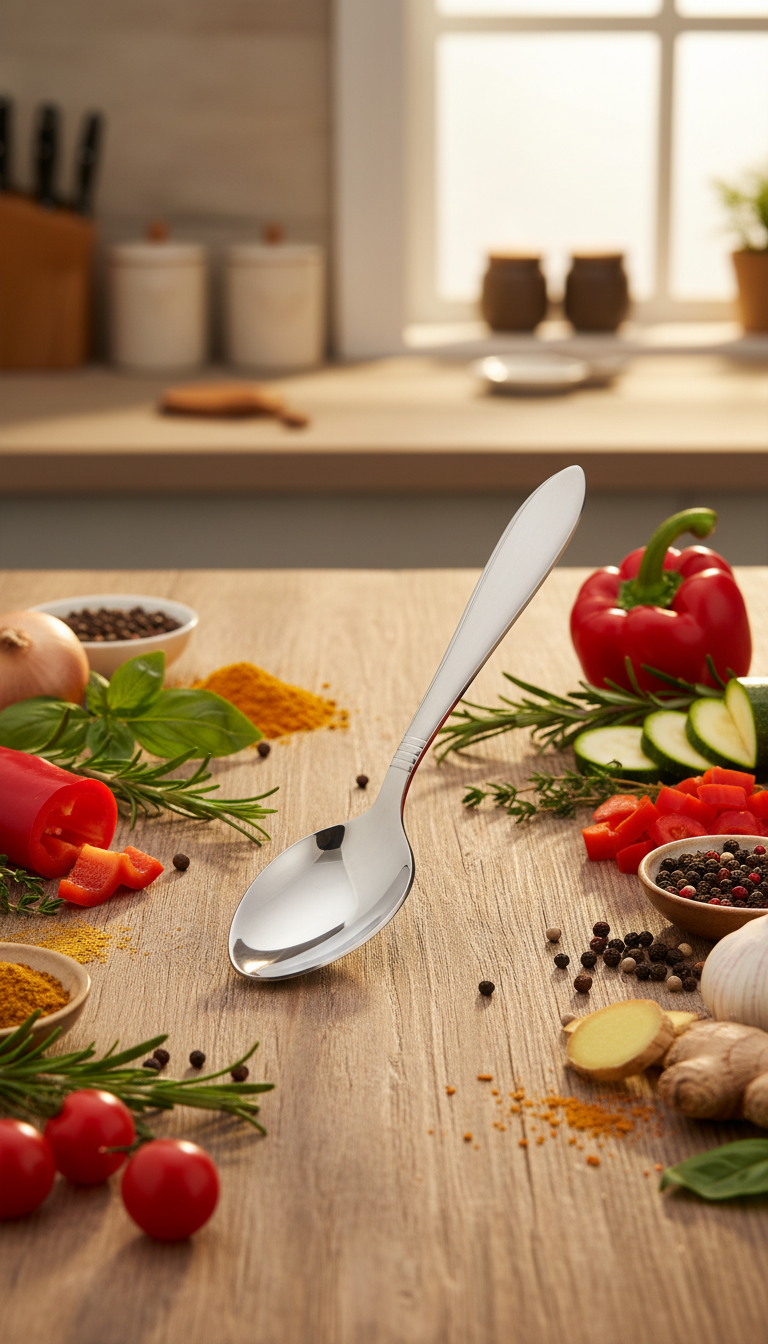 ESTEEM NECKLACE DESSERT SPOON 6PCS SET