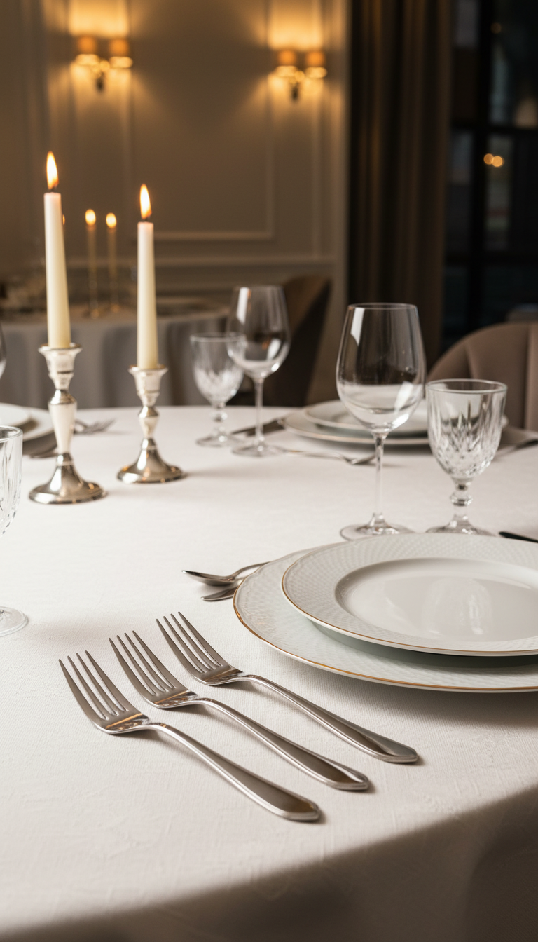 ESTEEM NECKLACE DESSERT FORK 6PCS SET