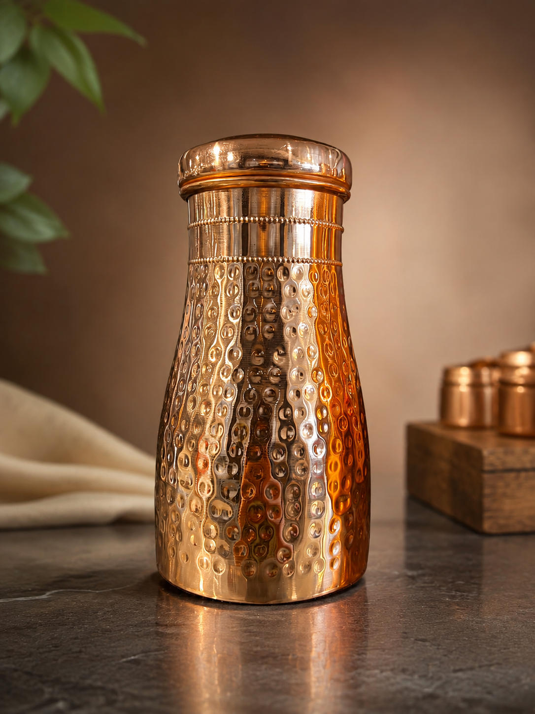 SAGA CURVED JAR HAMMERED