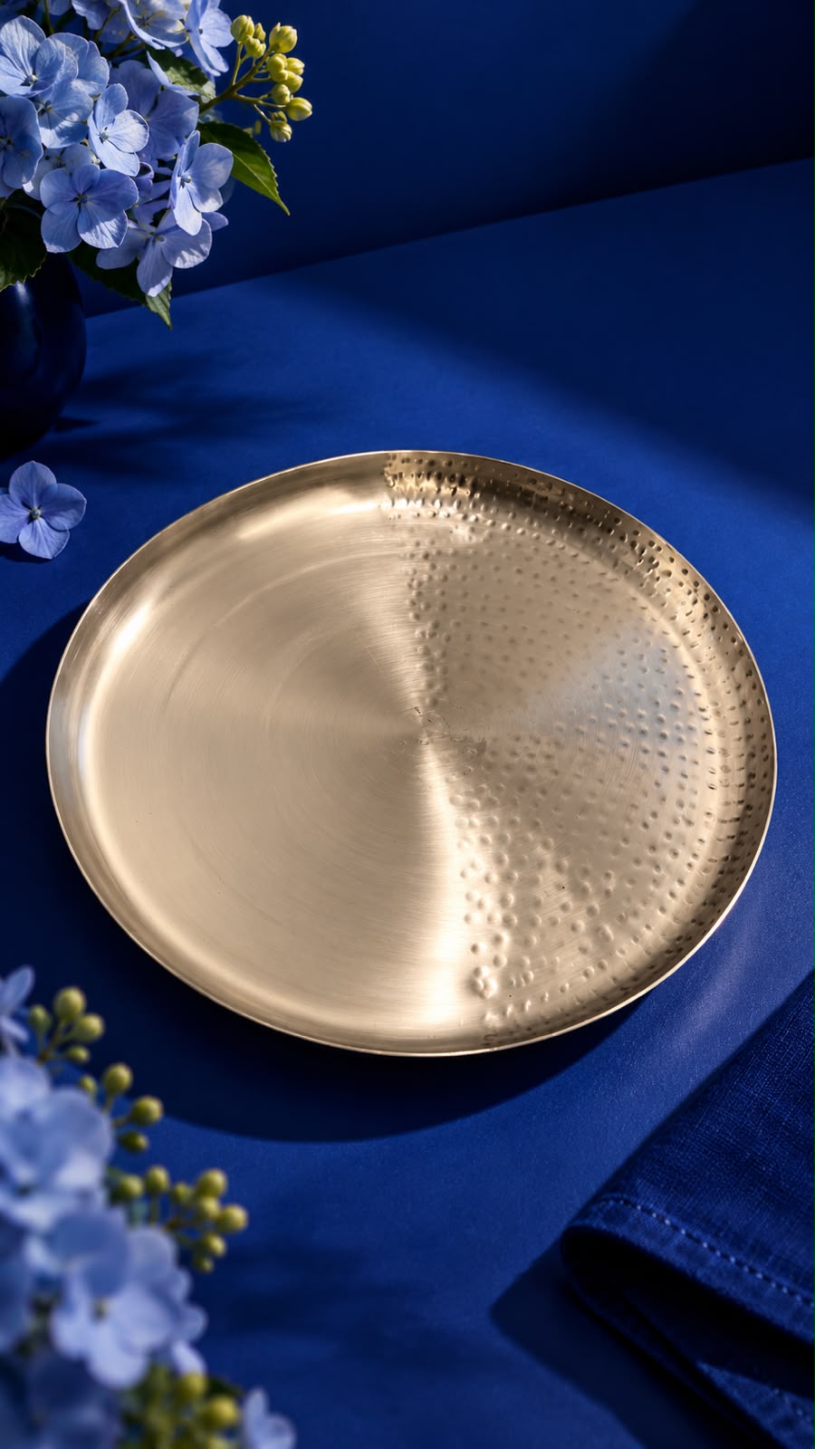 ESTEEM M HALF MATT ROUND CHINA PLATTER 9