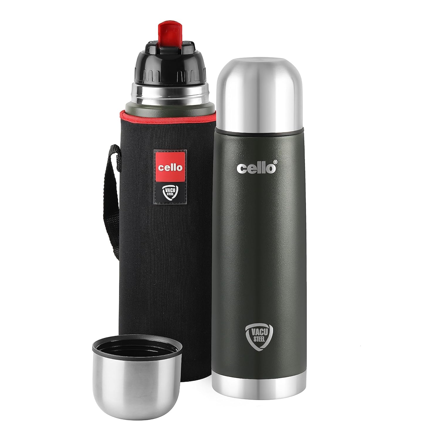 CELLO DURA FLIP SS FLASK 1000ML