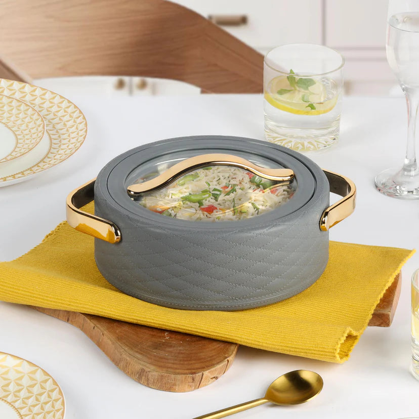 CELLO VELVETTO CASSEROLE 1500ML WITH GLASS LID
