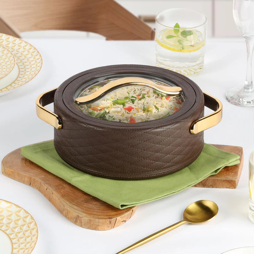 CELLO VELVETTO CASSEROLE 1500ML WITH GLASS LID