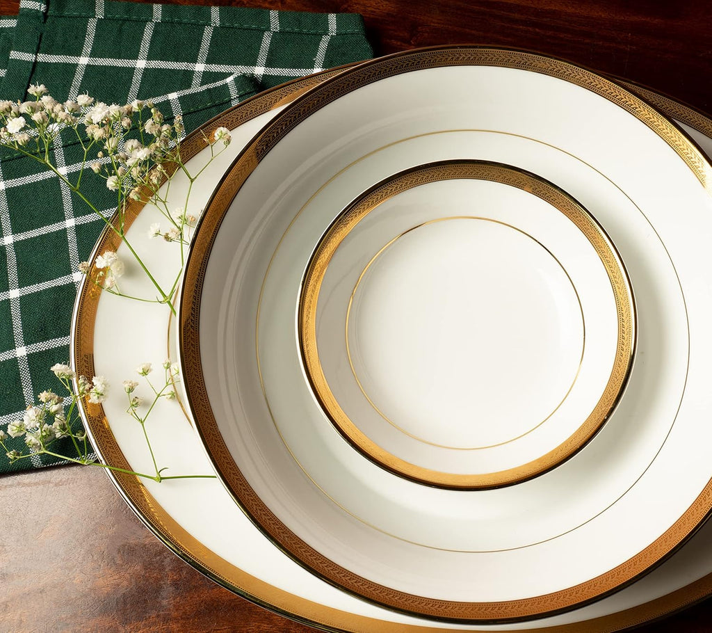 DANKOTUWA VIENNA GOLD DINNER SET 21PCS