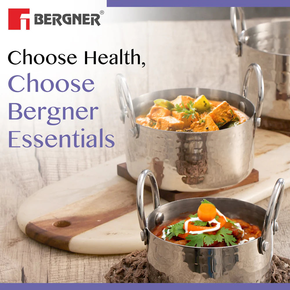 BE BERGNER 6240 HAMMERED SERVING 3PC SET