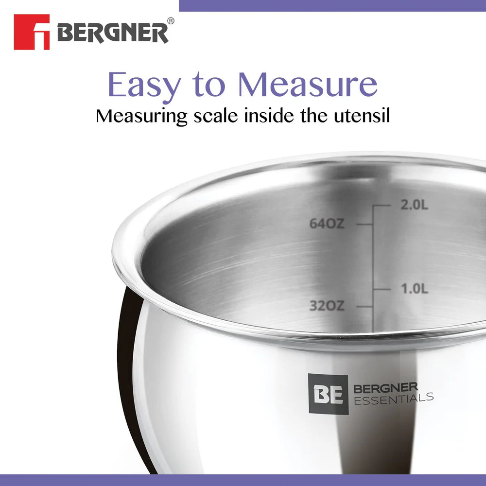 BE BERGNER 6244 TRIPLY RICE HANDI MED 18CM  3L