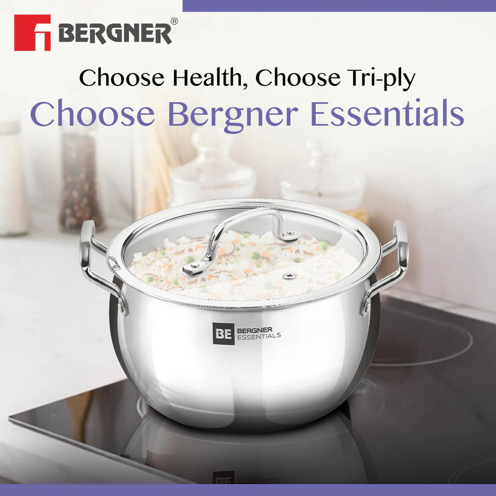BE BERGNER 6284 TRIPLY RICE HANDI W/L 20CM  4L