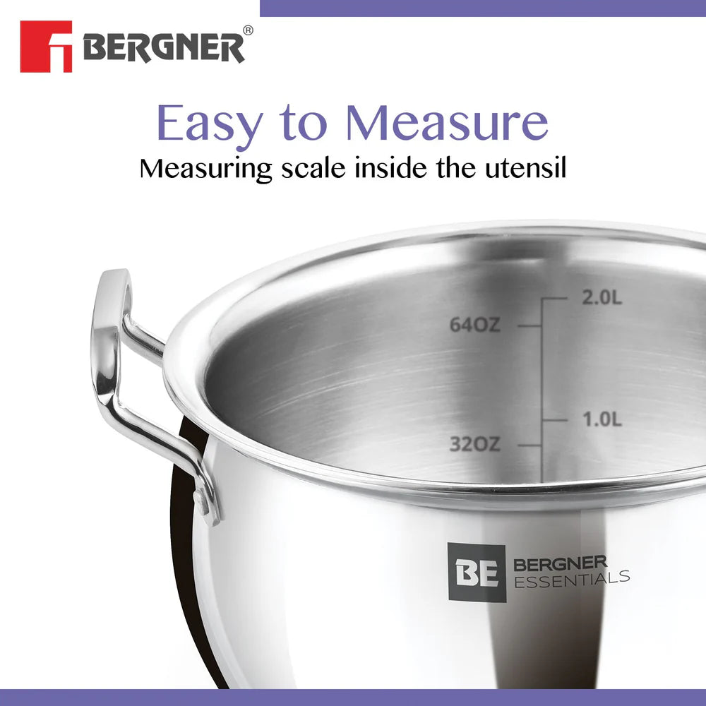 BE BERGNER 6283 TRIPLY RICE HANDI W/L 18CM