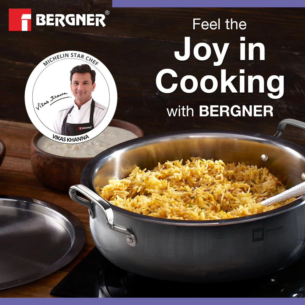 BE BERGNER 6298 LAZEEZ BIRYANI HANDI 28 W/LID  6.4L