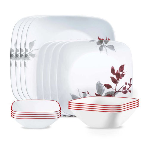 CORELLE KYOTO 21PC SQR DINNER SET