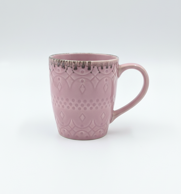 QUALITY CERAMICS EMBOSSED MUG