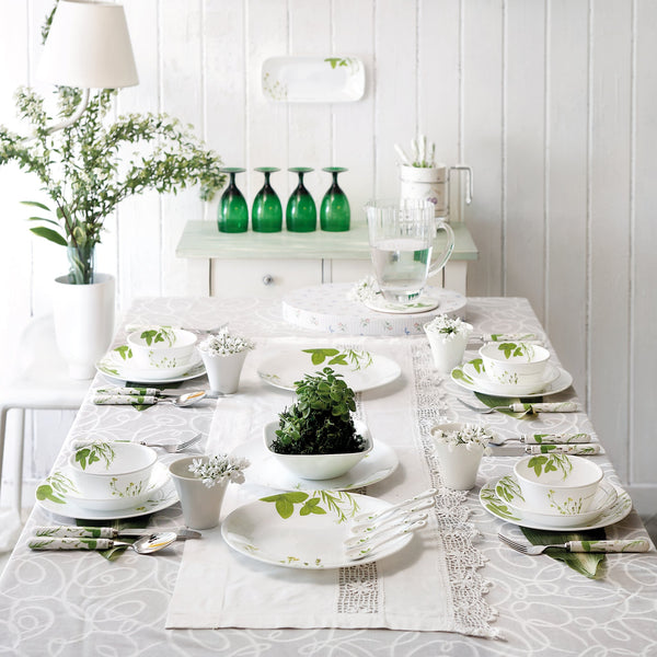 CORELLE EUROPEAN HERBS 21PCS SQR DINNER SET