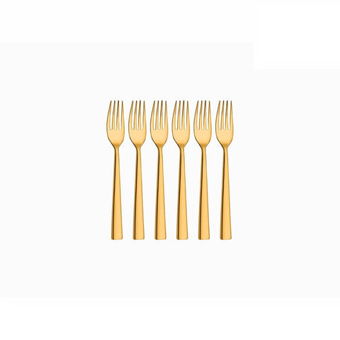 SHRI & SAM JFCH-2310 RG LOTUS ROSE GOLD PLAIN BABY FORK