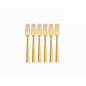 SHRI & SAM JFCH-2316 RG LOTUS ROSE GOLD PLAIN DESSERT FORK