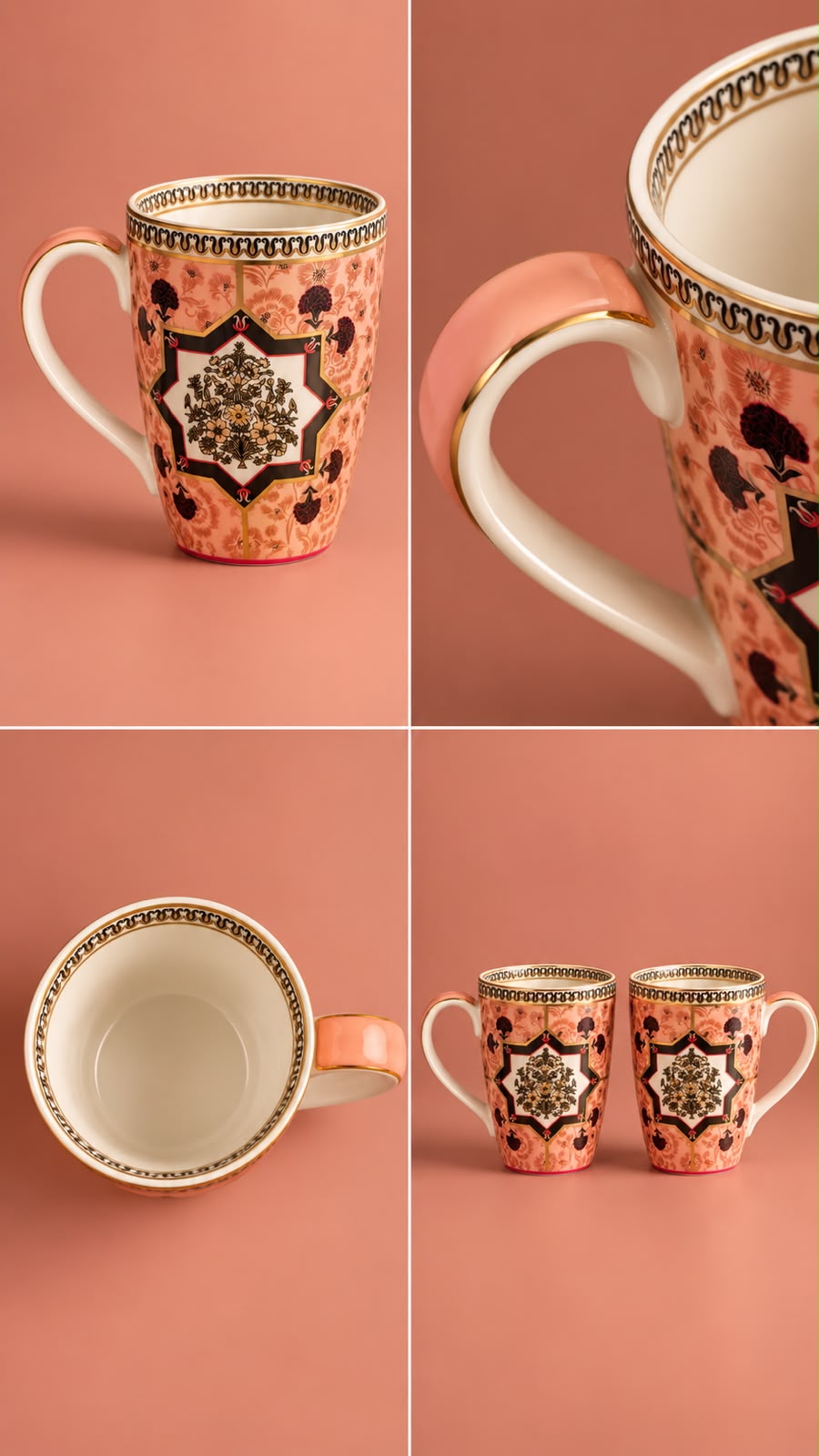 CELLO TIERRA BIG MUG DECOR 30CL 2PC SET