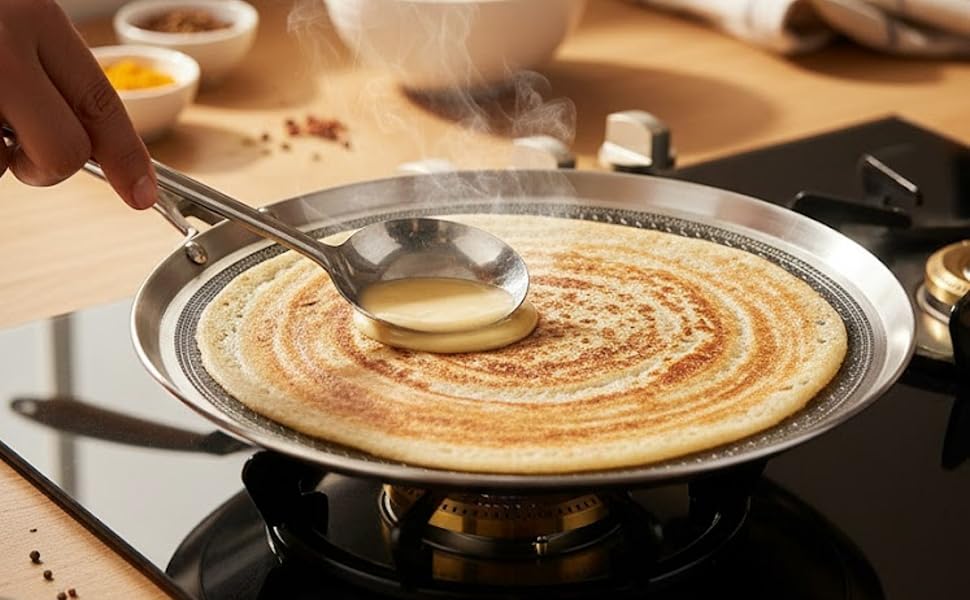 ESTEEM SS COOL CAST HDL HONEYCOMB DOSA TAWA 28CM