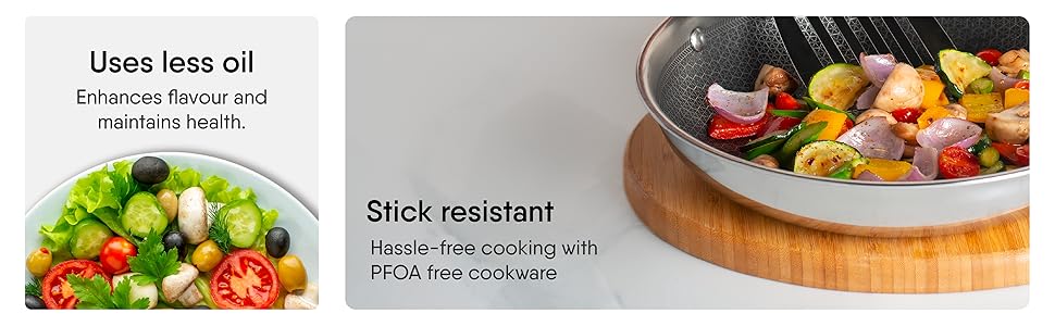STAHL 6722 ARTISAN HYBRID DEEP FRYPAN 22CM