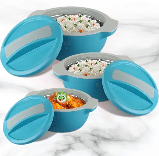 CELLO PETRA CASSEROLE SET 3PCS