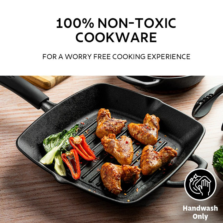 TRAMONTINA   98052014 PRE SEASON CAST IRON GRILL PAN 27CM