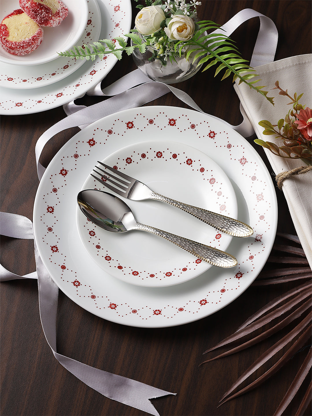 CORELLE CROWN 21PCS DINNER SET