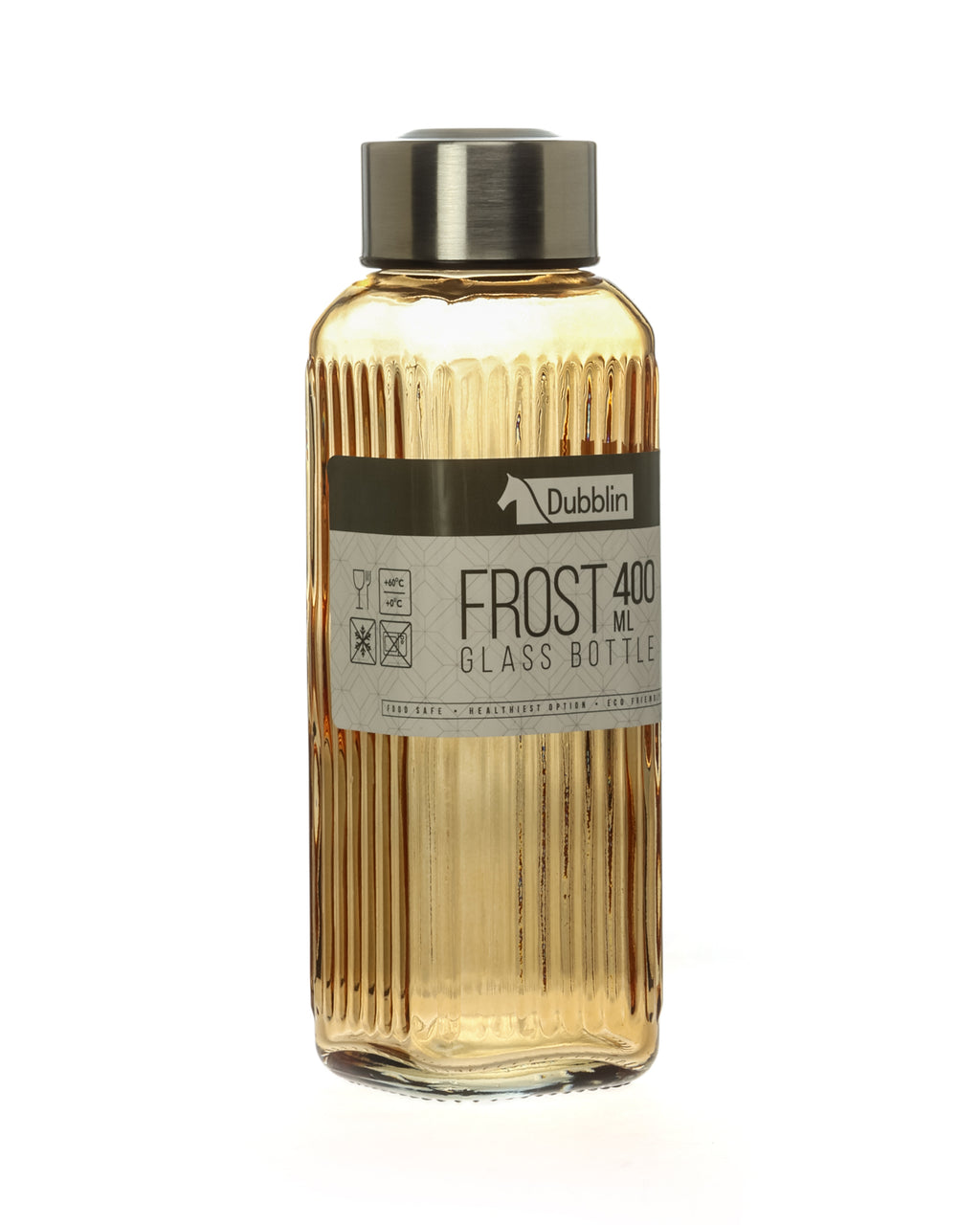 DUBBLIN FROST BORO GLASS BOTTLE 400ML