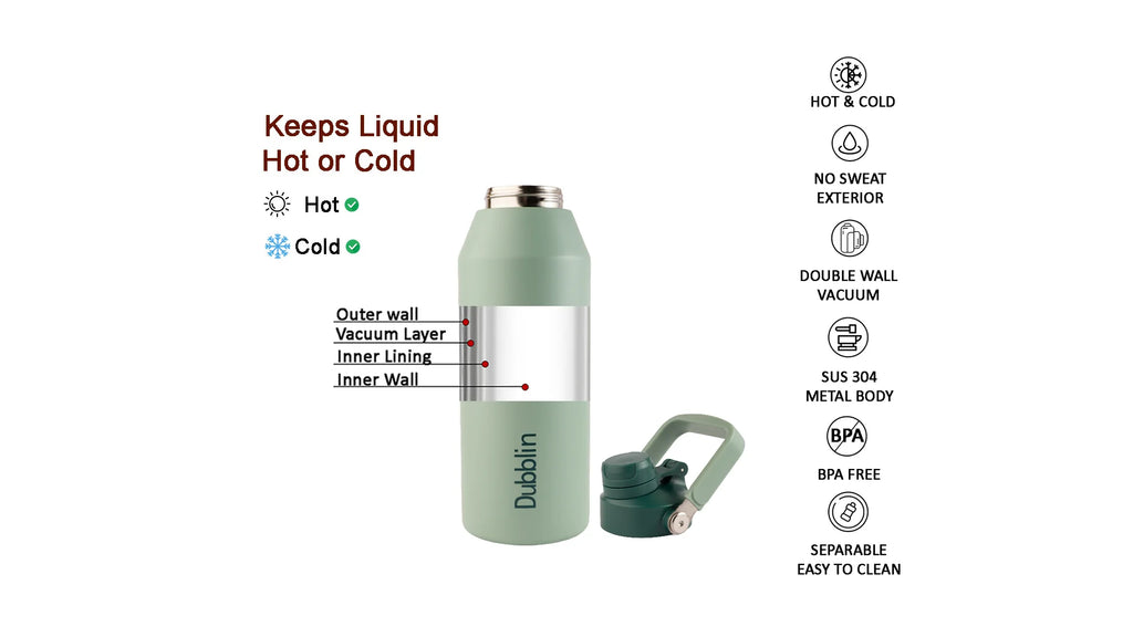 DUBBLIN DRUM S.S BOTTLE 1400ML