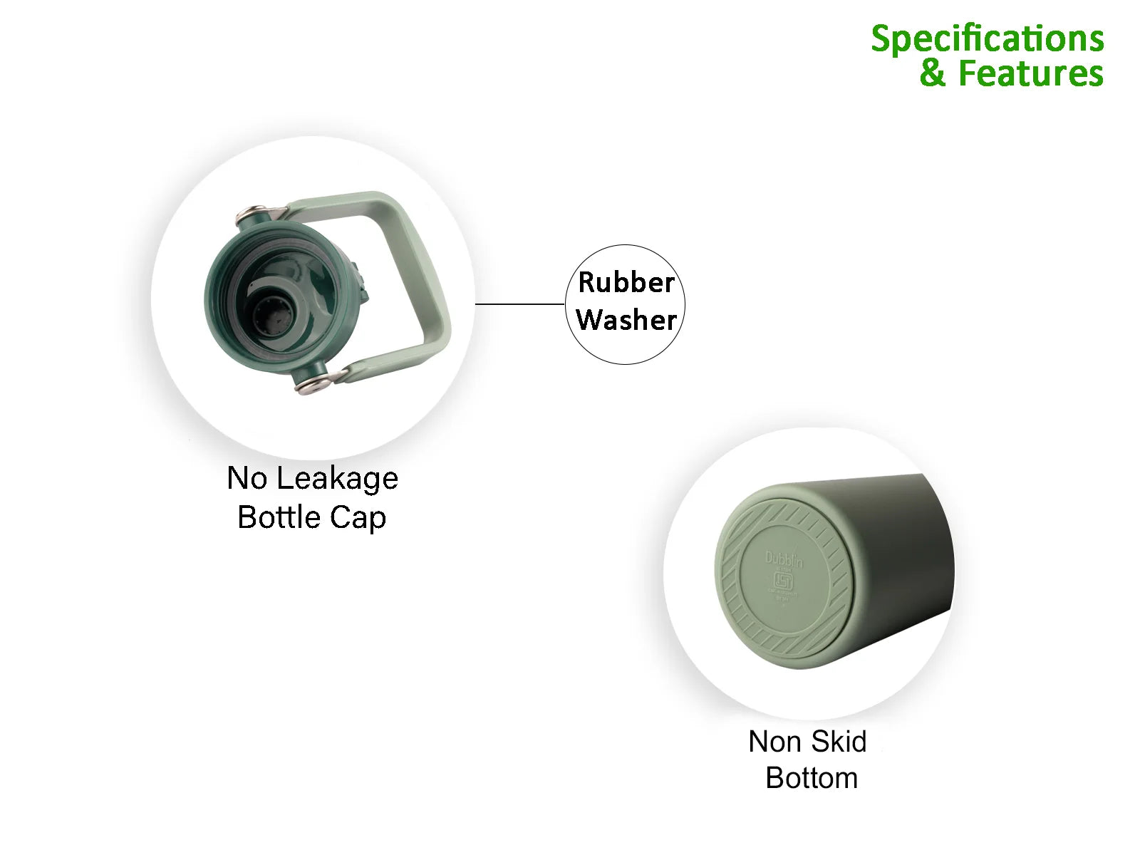 DUBBLIN DRUM S.S BOTTLE 1400ML