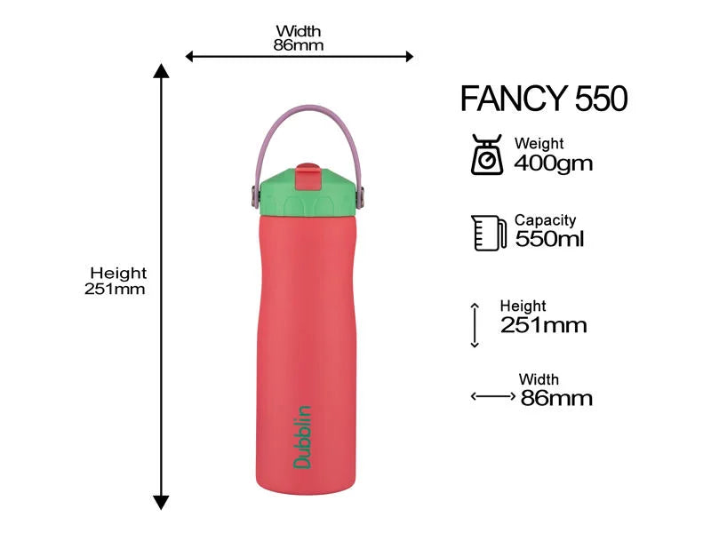 DUBBLIN FANCY SS BOTTLE 550ML